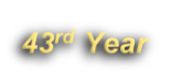 43rd Year